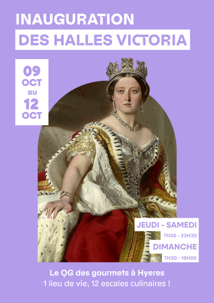Inauguration Halles Victoria à Hyères du 9 au 12 octobre, découvrez le programme et les animations !