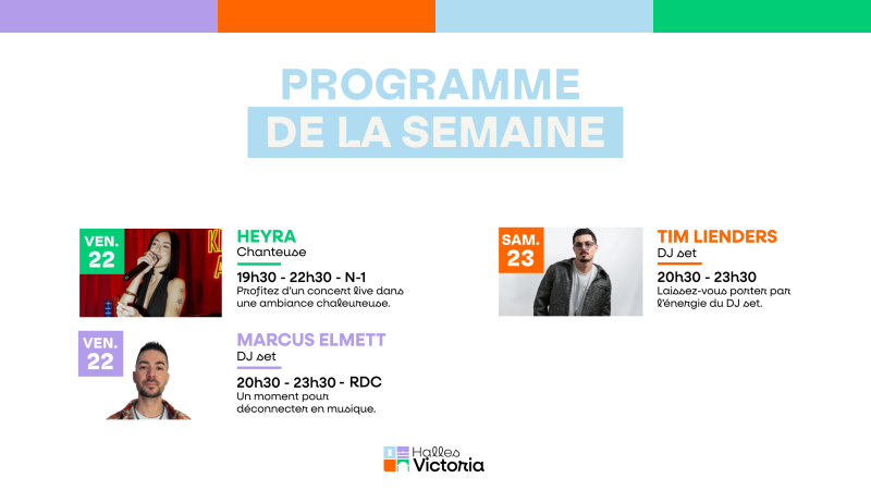 QUE FAIRE À HYÈRES CETTE SEMAINE ? PROGRAMME DES ÉVÈNEMENTS AUX HALLES VICTORIA - Du 22 au 23 mai
