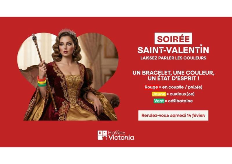La Saint-Valentin aux Halles Victoria à Hyères - SAMEDI 14 FEVRIER 